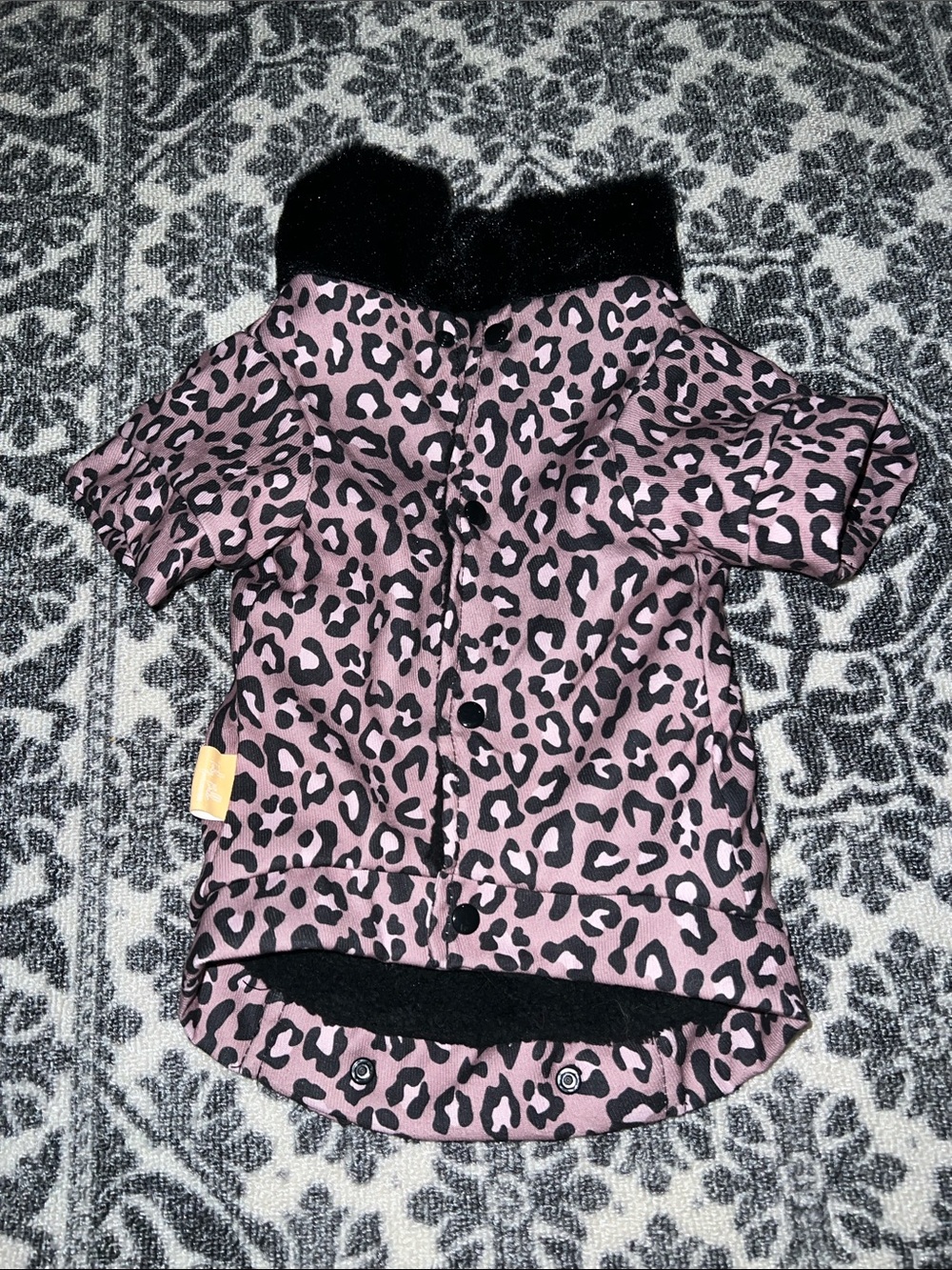 Truly Bella Dog Animal Print Jacket